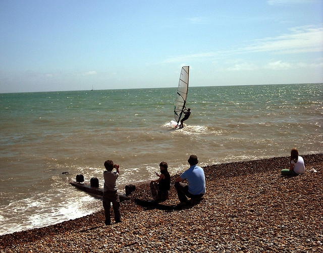 controlando desde la orilla